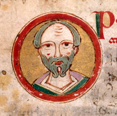 St. Nicholas of Bari: f.55r of the Obitarium Sancti Spiritus by Unknown